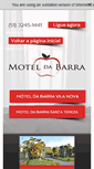 Mobile Screenshot of moteldabarra.com.br